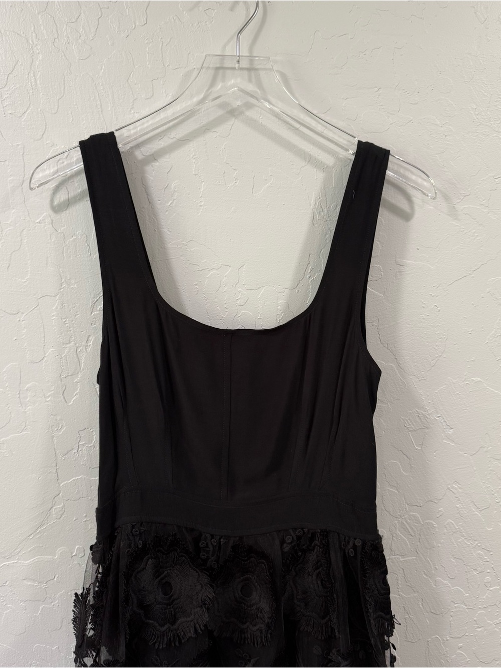 Anthropologie NWT Florina Lace Midi Black Size 8 - Picture 6 of 11
